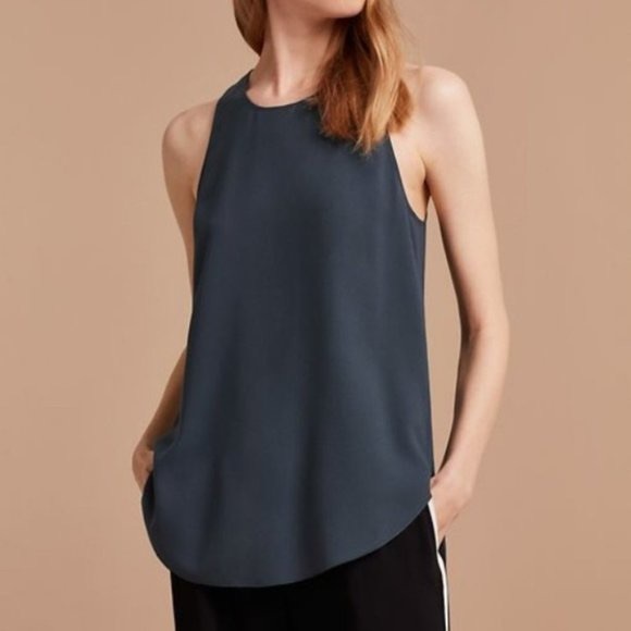 Aritzia Wilfred Sevres Sleeveless Zip Back Blouse - Picture 5 of 5